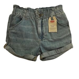 Levi's Girls size 10 NWT Denim High Waist Shorts